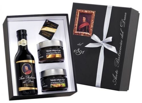 Aceto Balsamico di Modena IGP “Solo Modena” a BIO džem s ABM, DÁRKOVÁ KAZETA