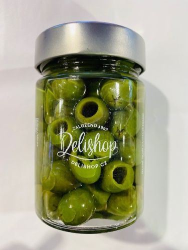 Zelené olivy Castelvetrano vypeckované