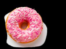 Donuts jahodové