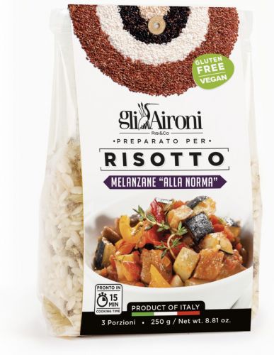 Risotto s lilkem "Alla Norma"