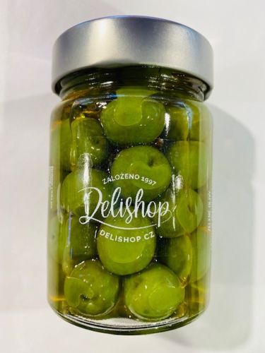Zelené olivy Castelvetrano s peckou
