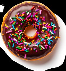 Donuts kakaové
